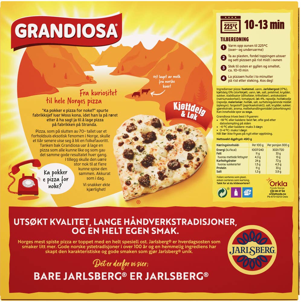 Grandiosa Kjøttdeig & løk