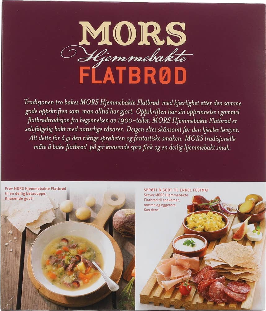 Mors Hjemmebakte Flatbrød