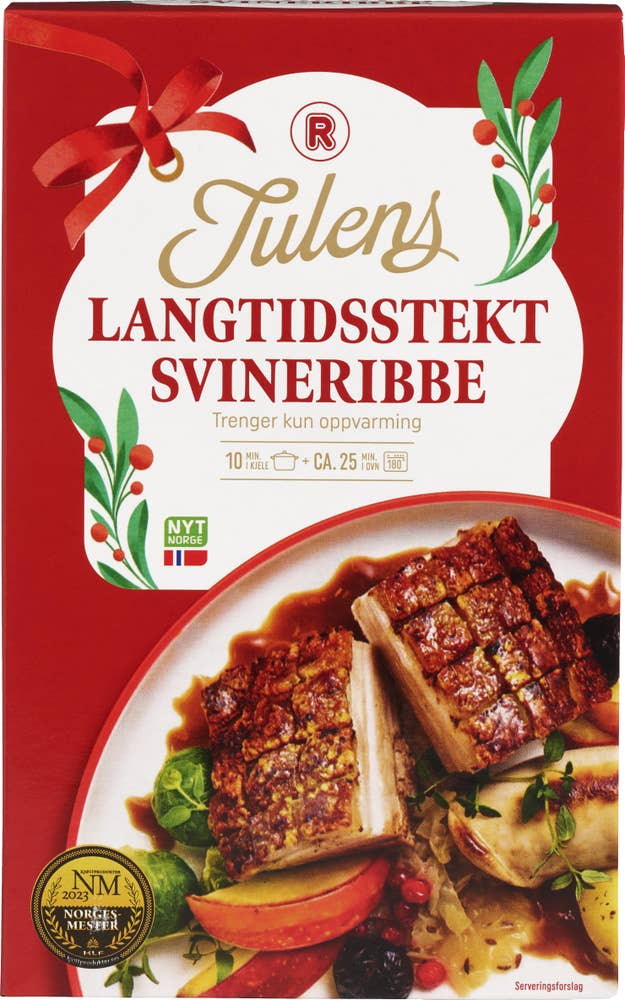 R Langtidsstekt Svineribbe Tynribbe