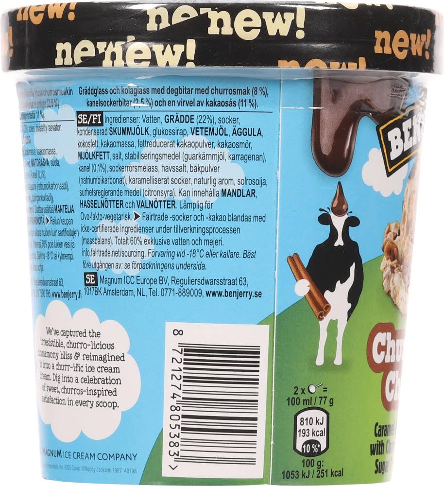 Ben & Jerry's Churrifically churros-y