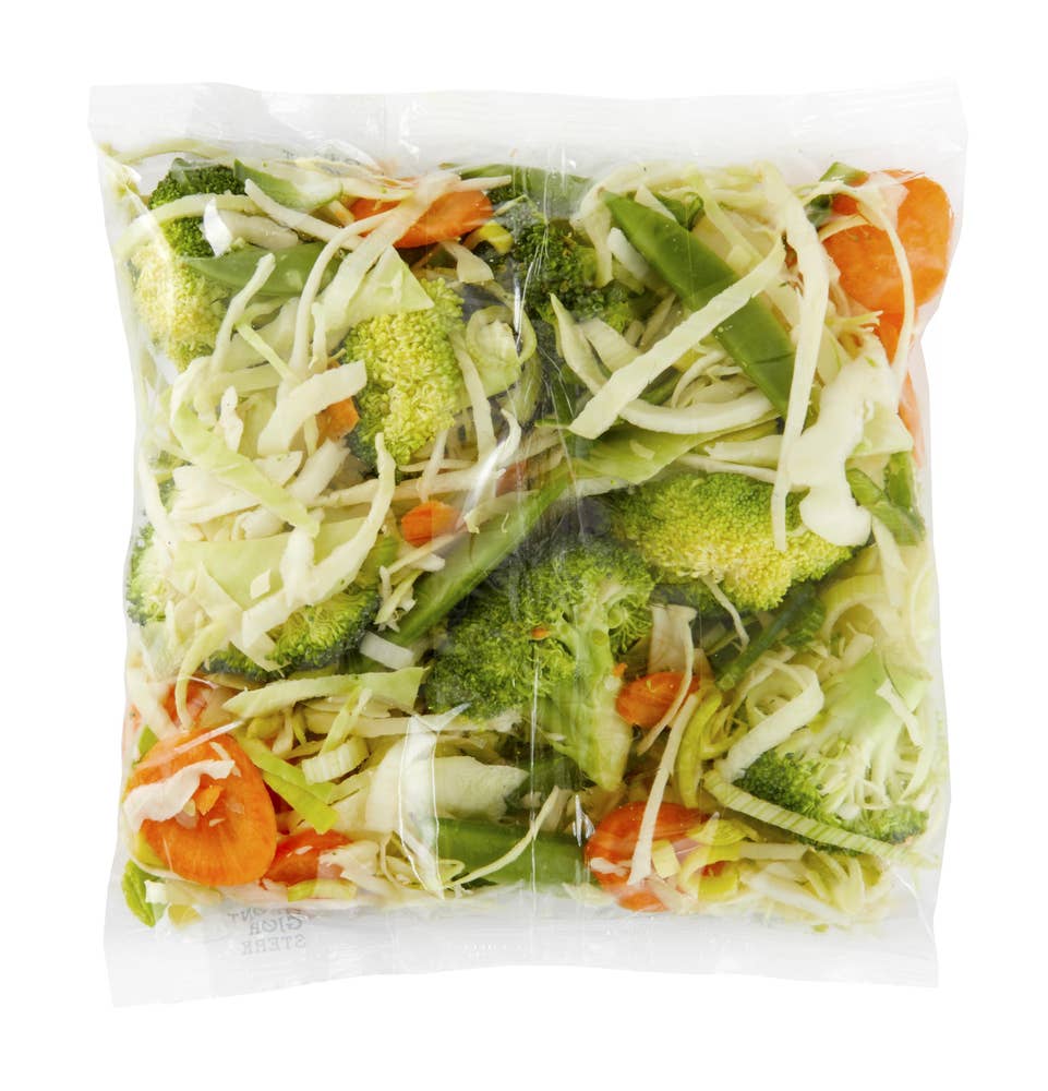 Huseby Gaard KUTTA familiemiks Hodekål, gulrot, brokkoli, purre og sukkererter