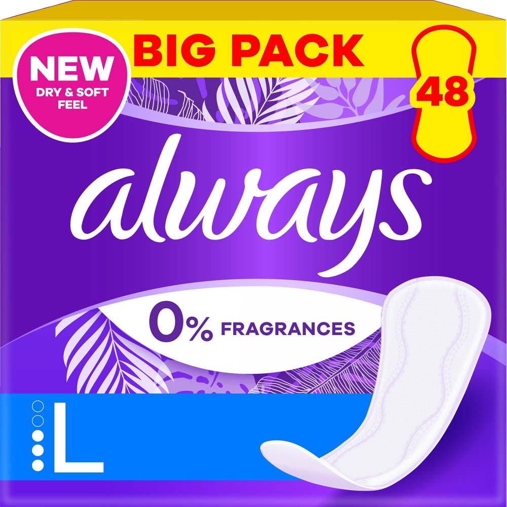 Always Truseinnlegg duftfri Large