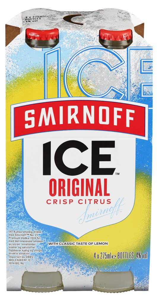 Smirnoff Ice Flaske 4 x 0,275l