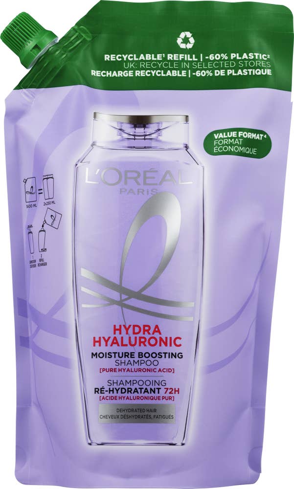 L'Oreal Elvital Hyaluron plump shampoo refill