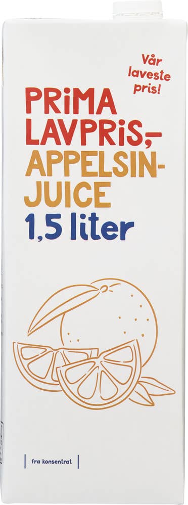 Prima Lavpris Appelsinjuice