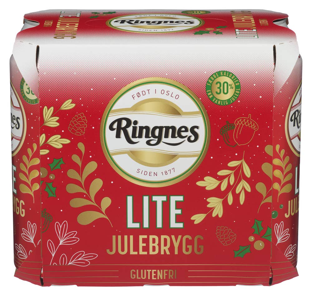 Ringnes Julebrygg, lite 6 x 0,5L