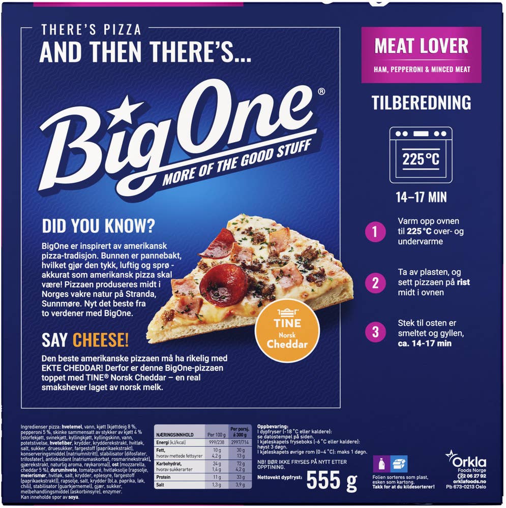 Big One Meat Lover Pizza