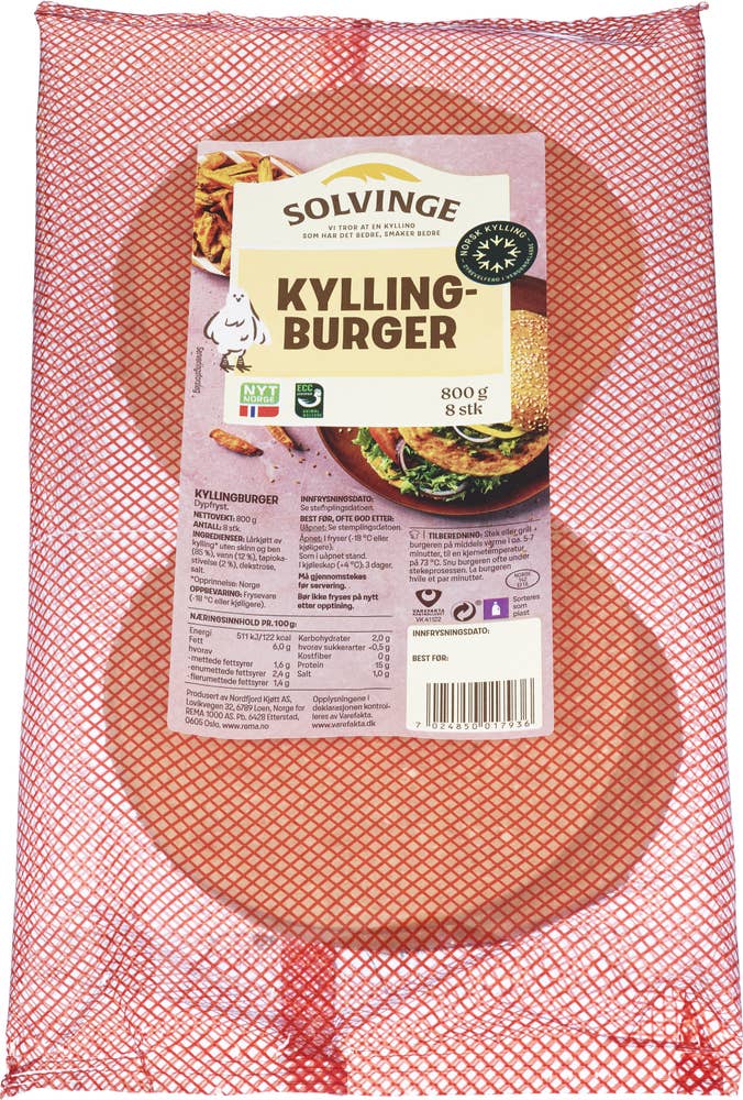 Solvinge Kyllingburger