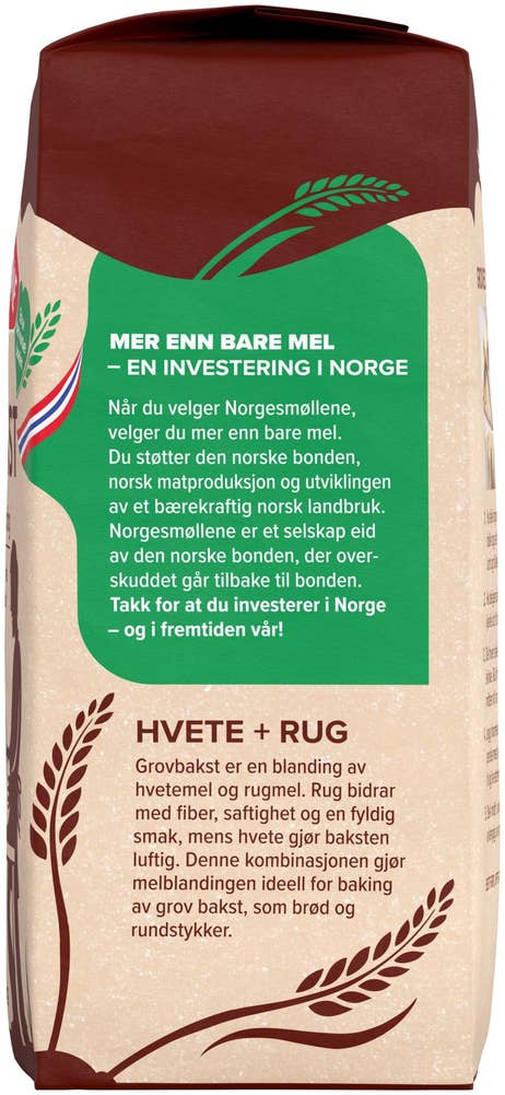 Norgesmøllene Grovbakstmel
