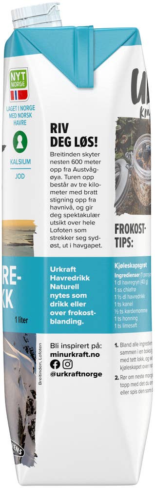 Urkraft Havredrikk naturell