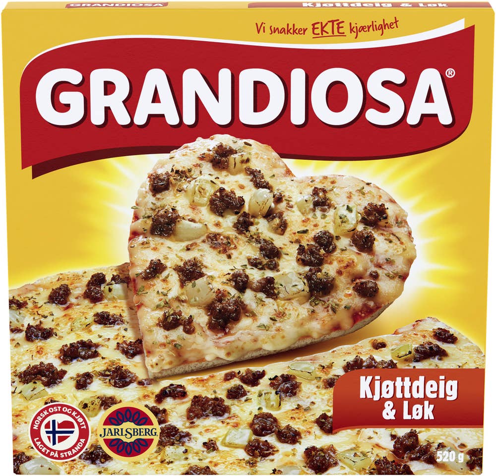 Grandiosa kjøttdeig & løk