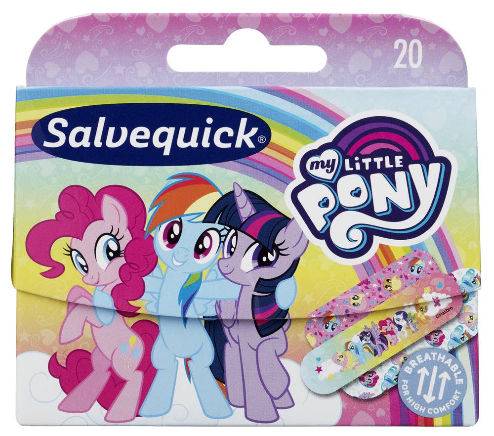 Salvequick Plaster My Little Pony Ulike størrelser