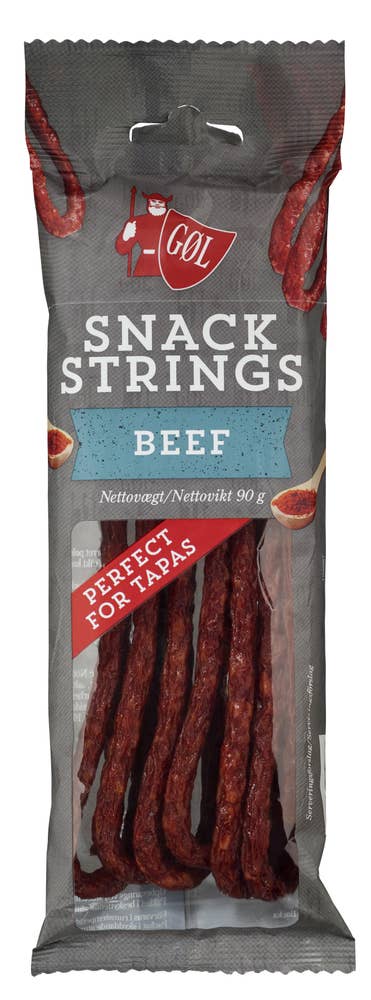Gøl Snack Strings Beef
