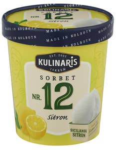 Kulinaris Nr. 12 sitronsorbet