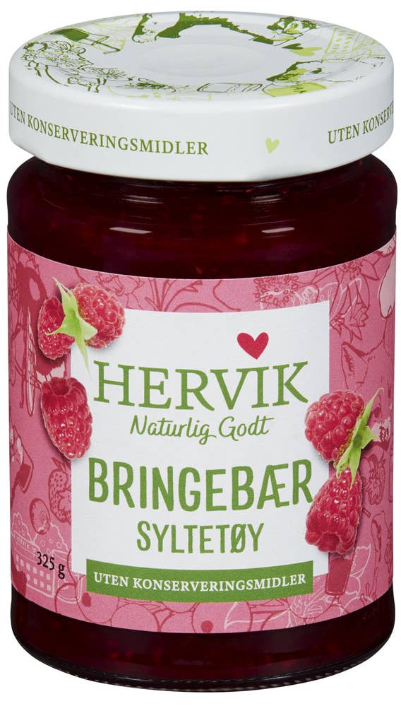 Hervik Bringebærsyltetøy