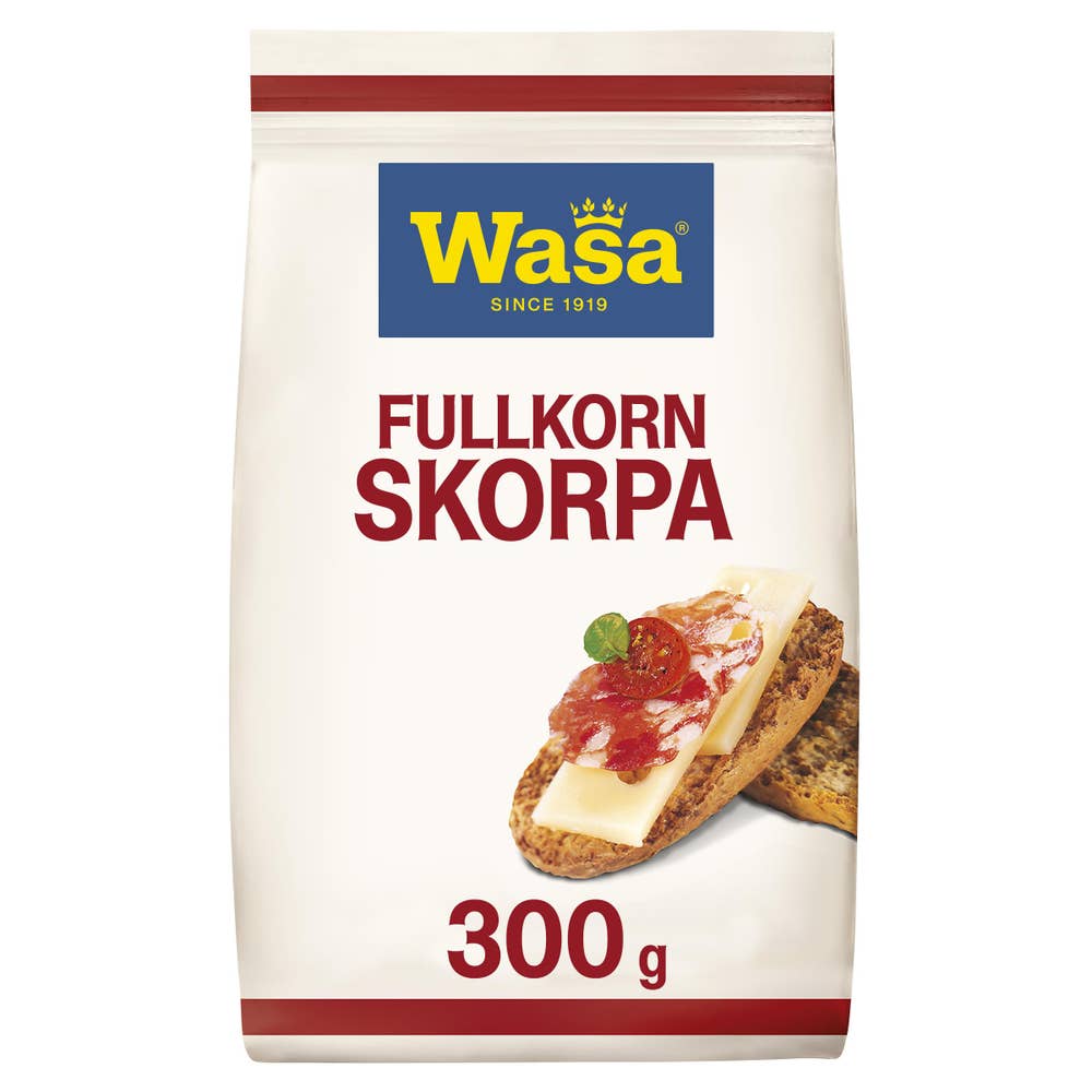 Wasa Fullkorn Skorper uten sukker