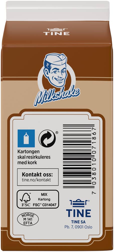 TINE Milkshake Sjokolade