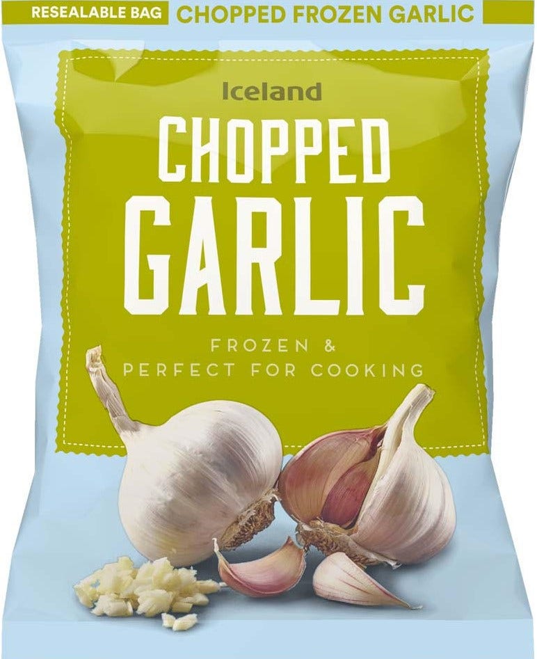 Iceland Oppkuttet Hvitløk