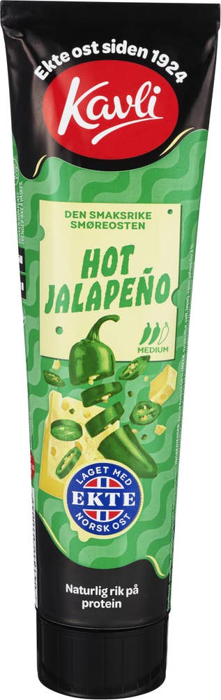 Kavli Jalapeño smøreost Tube