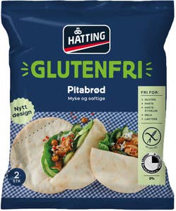 Hatting Glutenfrie Pitabrød 2 stk