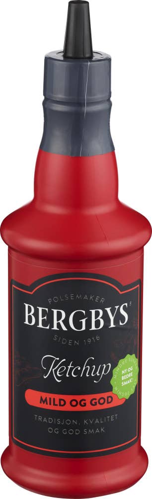 Bergbys Ketchup med mindre sukker og salt