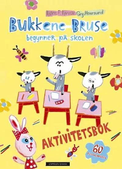 ARK Bukkene Bruse begynner på skolen - aktivitetsbok Bjørn F. Rørvik, hardcover