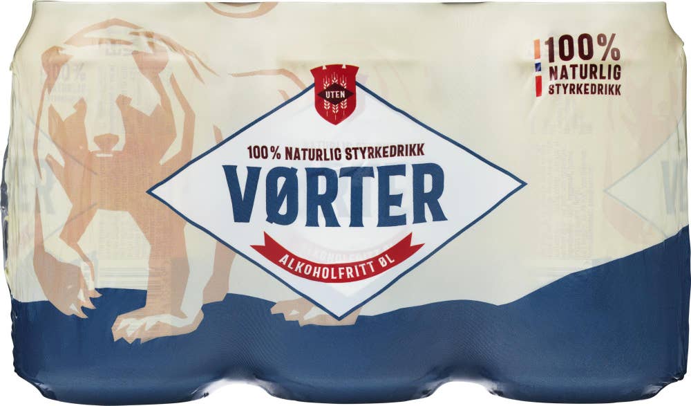 UTEN Vørterøl 0.33l bx 6-pk