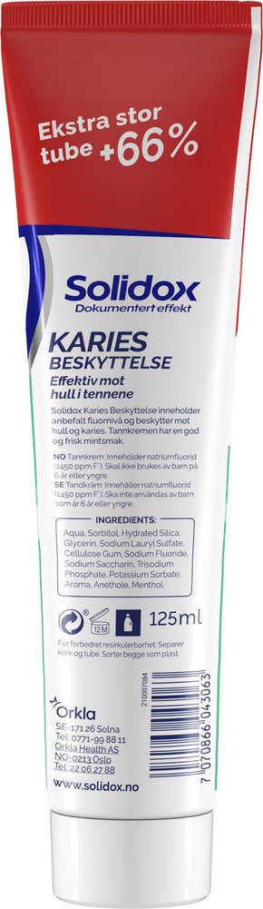 Solidox Kariesbeskyttelse