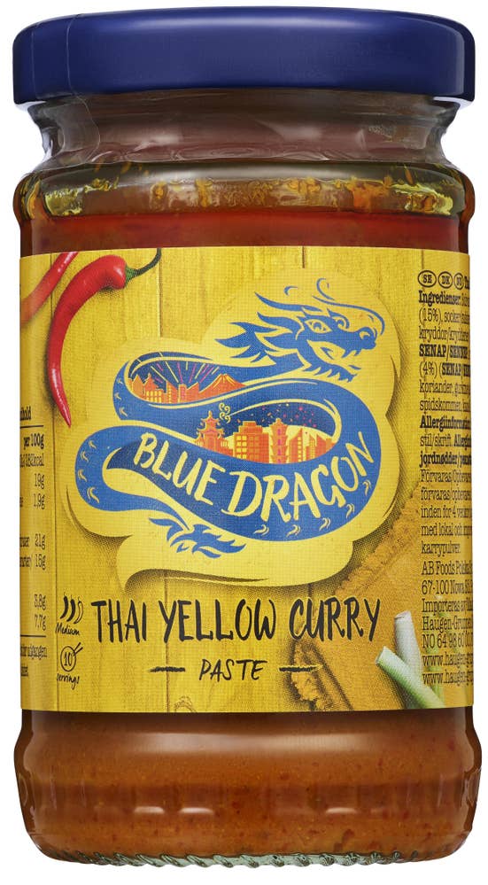 Blue Dragon Yellow Curry Paste