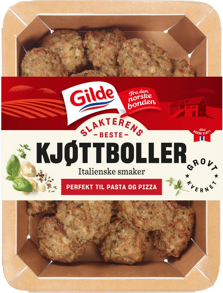 Gilde Kjøttboller Italiensk krydder og parmesan