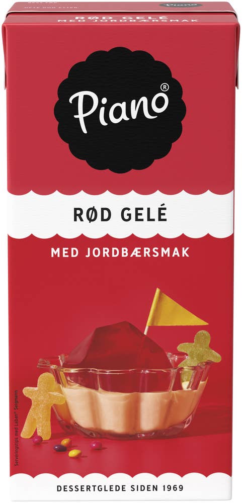 Piano Jordbærgelé 1 l