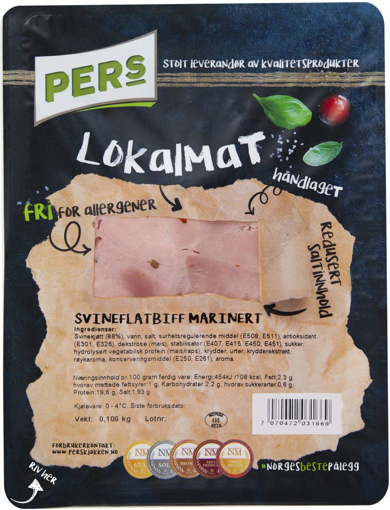 Marinert & Krydret Skinkebiff