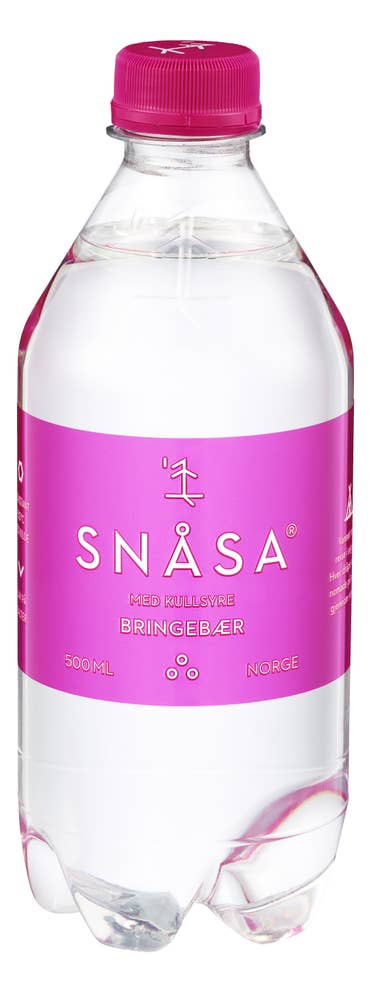 Snåsa Snåsavann med kullsyre & bringebær