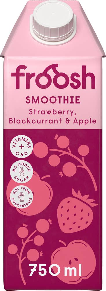 Froosh Smoothie Jordbær, Solbær & Eple