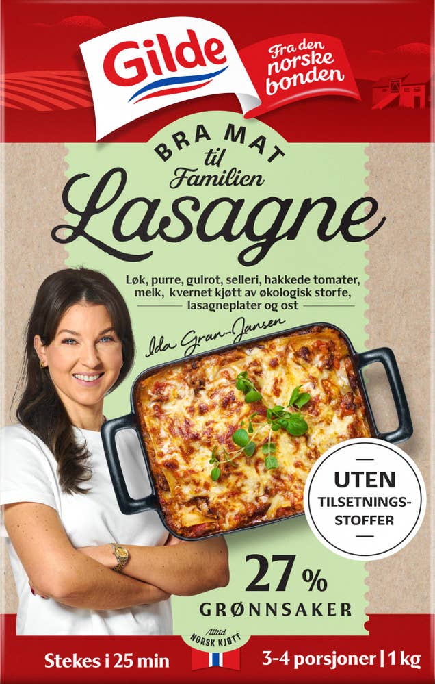 Gilde Bra mat til familien lasagne