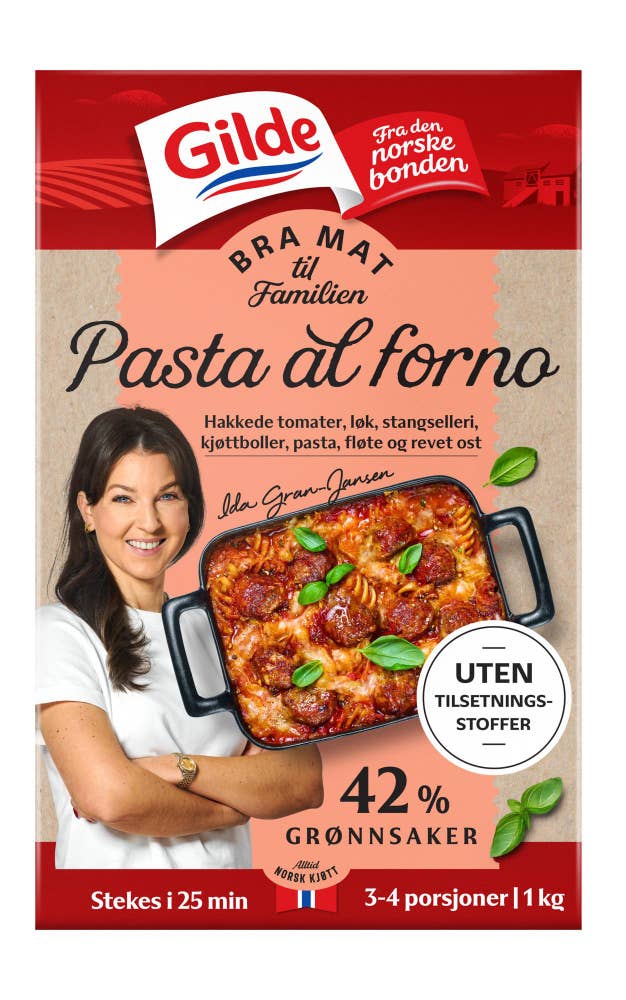 Gilde Bra mat til familien pasta al forno