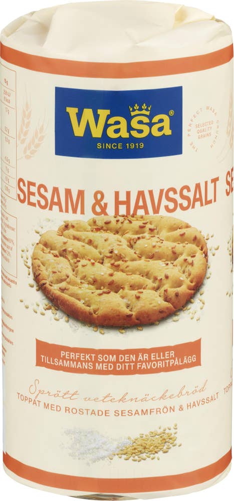 Wasa Knekkebrød Runda Sesam & Havsalt