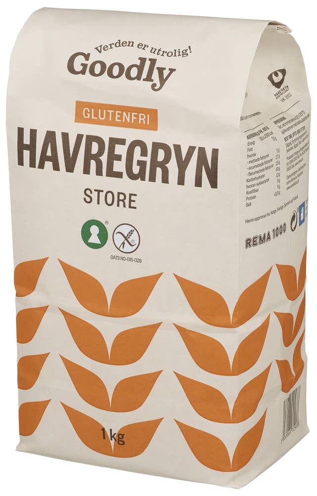 R Goodly Glutenfri Havregryn store