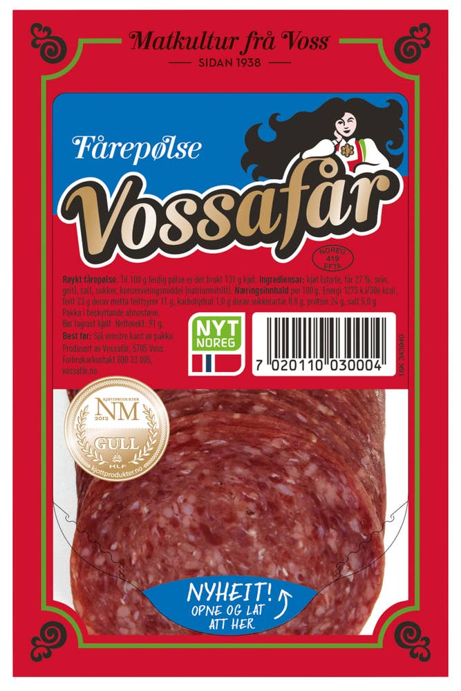 Vossafår Fårepølse