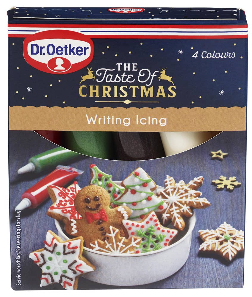 DR. OETKER Christmas Writing Icing 4 stk