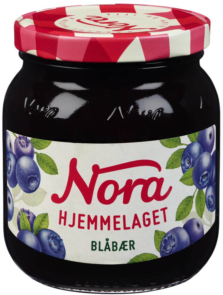 NORA Blåbærsyltetøy Hjemmelaget