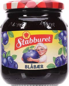 Stabburet Blåbærsyltetøy Hjemmelaget