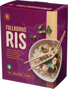R Fullkornsris Boil-in-bag 8x125g