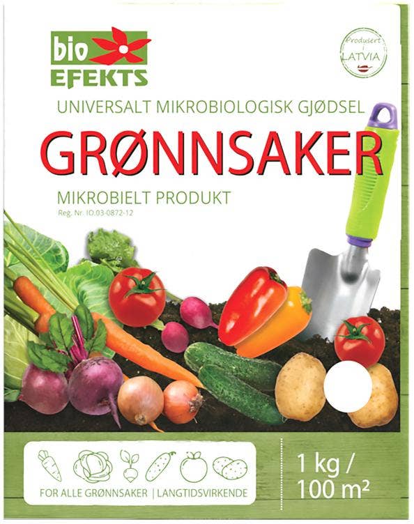 Bioefekts Gjødsel til grønnsaker