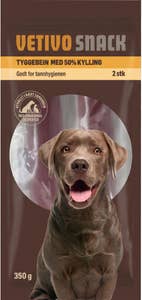 Vetivo Tyggebeing med 50% kylling 2 stk, med oksehud