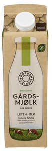 Rørosmeieriet Lett Økologisk Gårdsmjølk ikke Homogenisert