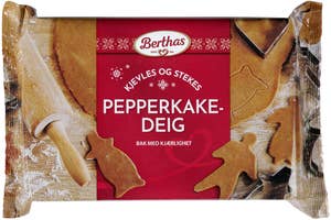 BERTHAS Pepperkakedeig