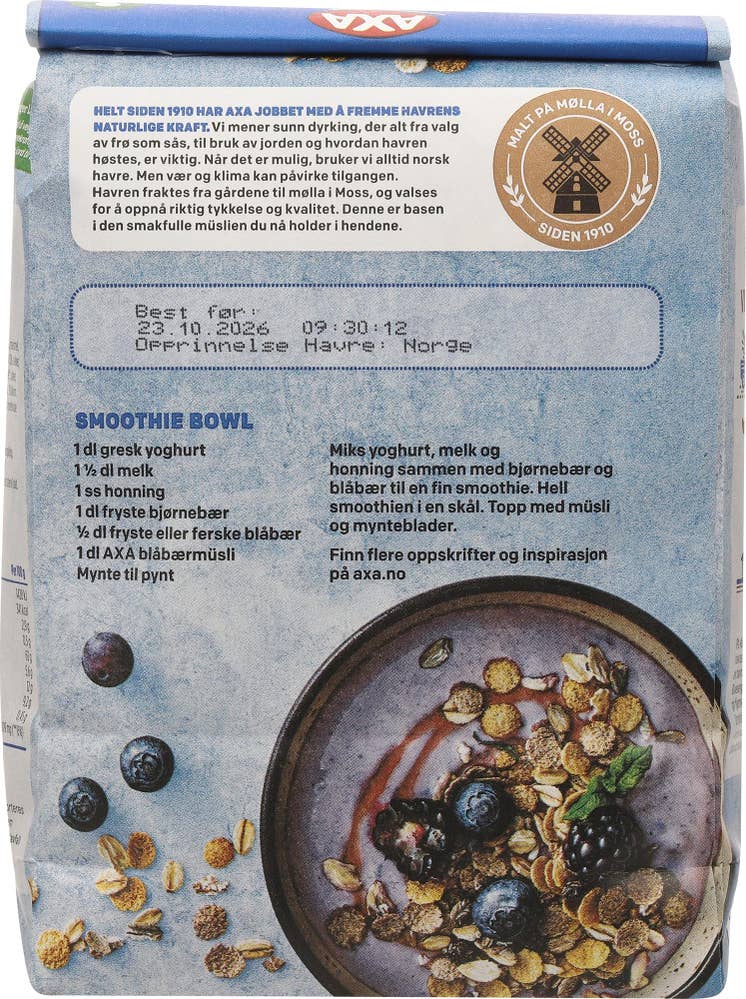 Axa Blåbærmüsli