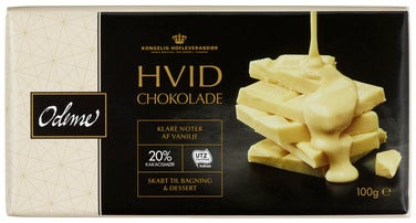 Odense Bakesjokolade Hvit