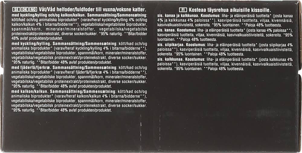 Sheba Selection våt kattemat med and, kylling, fjærfe og kalkun